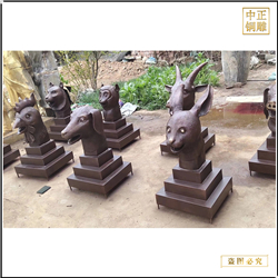 鑄銅關公 十二生肖定制全套價格