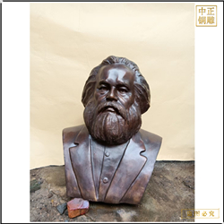 鑄銅關(guān)公 大胡子人物半身像鑄造