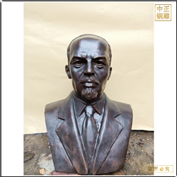 鑄銅關(guān)公 人物半身像加工鑄造