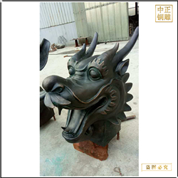 鑄銅關(guān)公 十二生肖龍擺件價格