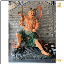 鑄銅關公 寺廟金剛力士銅雕塑