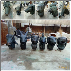 鑄銅關公 現貨十二生肖銅雕塑銷售