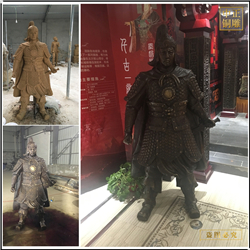 鑄銅關公 古代將軍人物銅雕塑