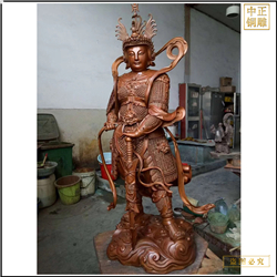 鑄銅關公 大型韋馱批發