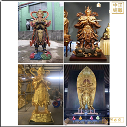 鑄銅關公 各種韋馱銅佛像