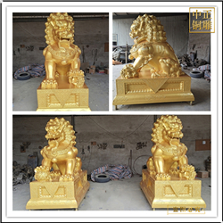 鑄銅關公 定做銅獅子雕塑價格