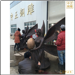 鑄銅關公 西方人物雕塑制作價格