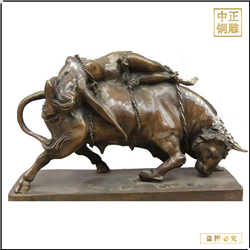 鑄銅關公 銅牛雕刻定做