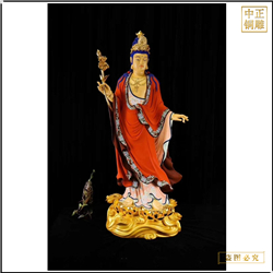 鑄銅關公 西方三圣佛像批發廠