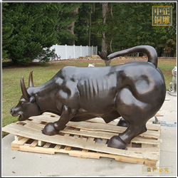 鑄銅關(guān)公 銅牛雕塑制作廠家