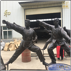 鑄銅關公 公園現代人物銅雕擺件