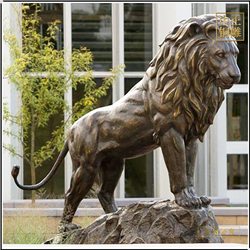 鑄銅關公 門口擺件銅獅子