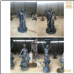 鑄銅關(guān)公 鑄造3米西方人物雕塑