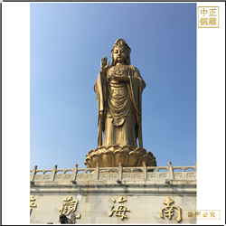 鑄銅關(guān)公 觀世音菩薩2.3米雕塑