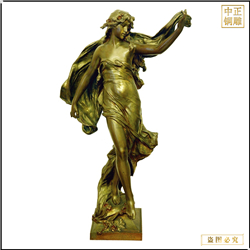 鑄銅關(guān)公 西方歐式人物雕塑擺件價格