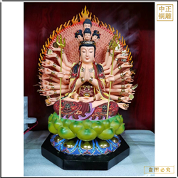 鑄銅關公 廠家批發千手觀音鑄銅佛像