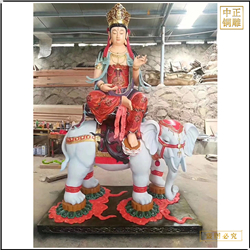 鑄銅關公 廠家定制文殊普賢佛像采購