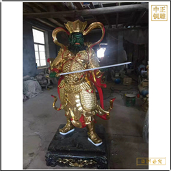 鑄銅關(guān)公 寺廟山門殿四大天王雕塑