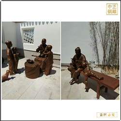 鑄銅關公 古代人物雕塑現貨出售