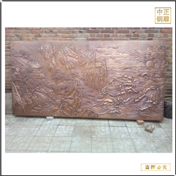 鑄銅關公 山水畫銅浮雕制作