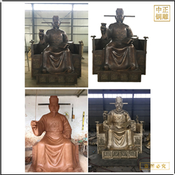 鑄銅關公 古代人物坐像鑄造廠家