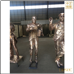 鑄銅關公 步行街音樂主題雕塑