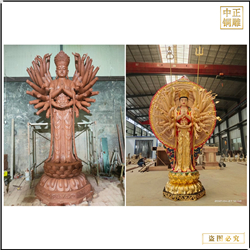 鑄銅關(guān)公 大慈大悲觀(guān)音大士銅像