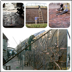 鑄銅關(guān)公 室外景觀(guān)大型浮雕