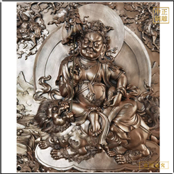 鑄銅關公 寺廟浮雕墻鑄造廠家