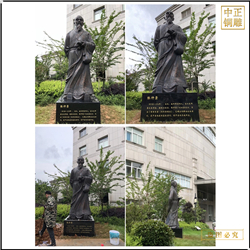 鑄銅關(guān)公 室外大型張仲景銅雕塑