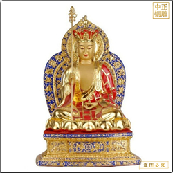 鑄銅關(guān)公 鎏金地藏王銅像工藝品