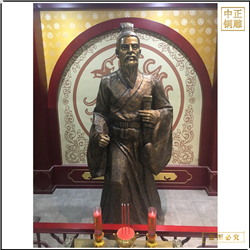 鑄銅關(guān)公 室內(nèi)1.7米人物雕塑