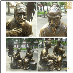 鑄銅關(guān)公 古代神醫(yī)銅雕塑