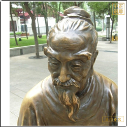 鑄銅關(guān)公 古代看病老者雕塑價(jià)格