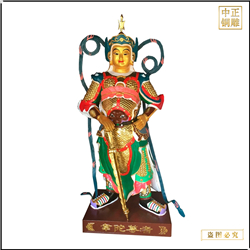 鑄銅關(guān)公 韋陀菩薩銅像制作佛像廠家