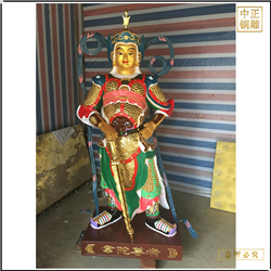 鑄銅關(guān)公 韋陀菩薩銅佛像廠家報(bào)價(jià)