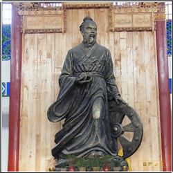 鑄銅關公 車神奚仲古代人物雕塑