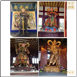 鑄銅關(guān)公 新款韋陀尊者廠家定制