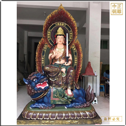 寺廟大型文殊普賢坐像 寺廟大型文殊普賢坐像