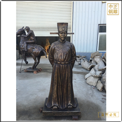 鑄銅關(guān)公 古代少年人物雕塑