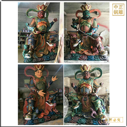 鑄銅關公 1米鑄銅四大天王制作廠