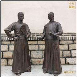 鑄銅關公 批發古代傳統人物雕像