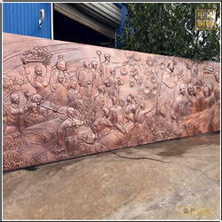 鑄銅關公 大型園林浮雕定制