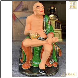 鑄銅關公 大型銅雕十八羅漢佛像定制