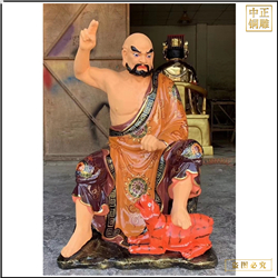 鑄銅關公 純銅十八羅漢金身佛像