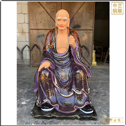 鑄銅關公 采購大雄寶殿十八羅漢定制