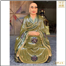 鑄銅關公 2米銅雕十八羅漢定制廠家