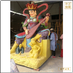 鑄銅關公 寺廟風水鑄銅四大天王佛像