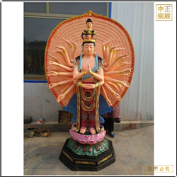 鑄銅關公 供應千手觀音菩薩佛像