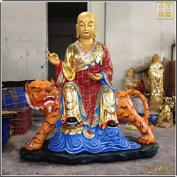 騎虎地藏王銅佛像 騎虎地藏王銅佛像